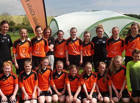 Funding helps girls score high in the football league