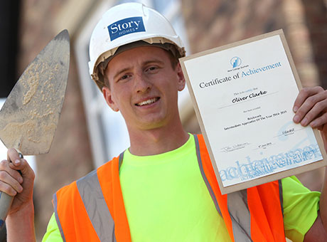 Story Homes North East builder wins Young Apprentice award