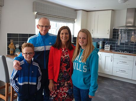 An early bird reservation sees family get their perfect home