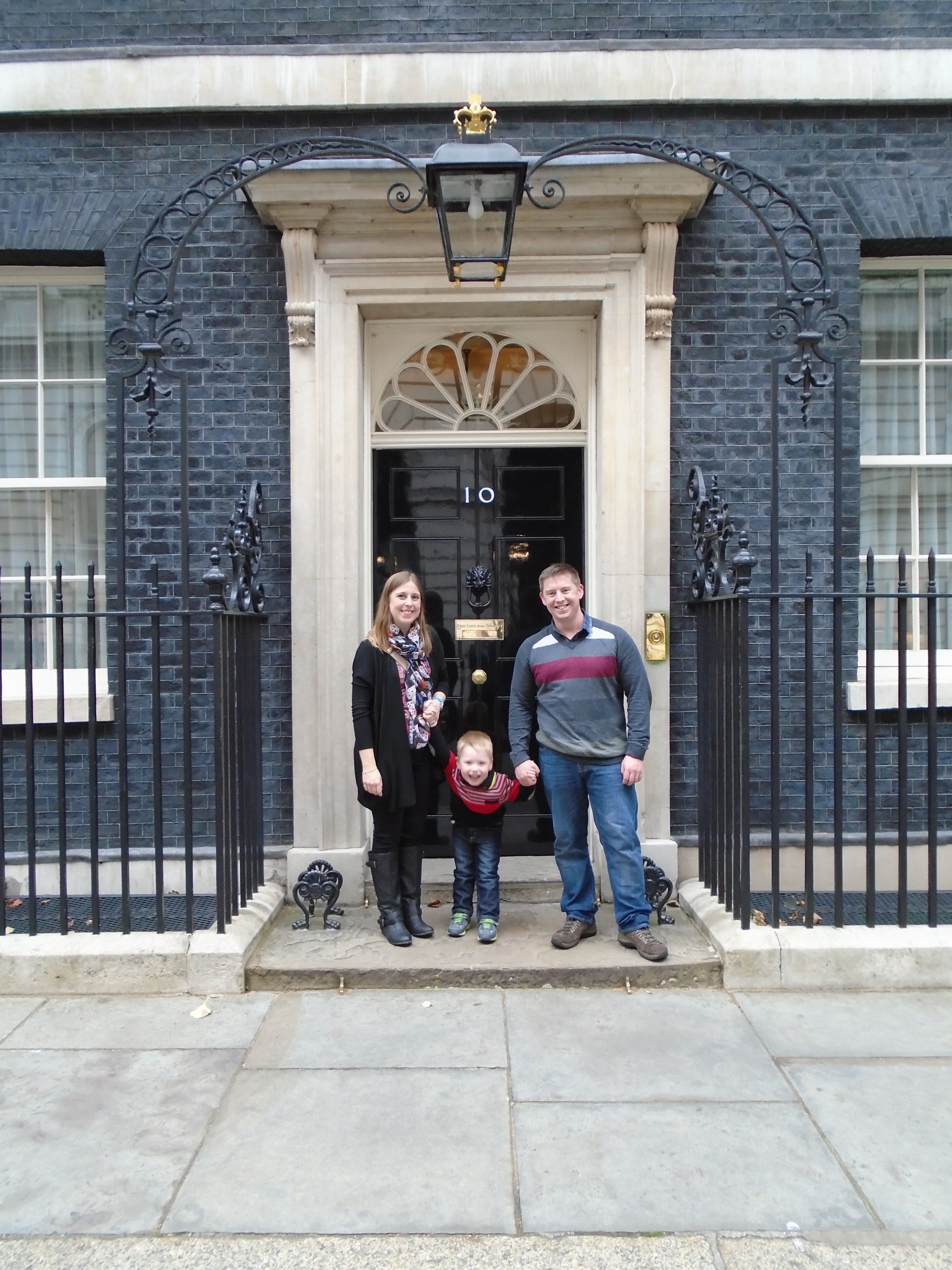 From High Wood to Downing Street for three year old Christopher