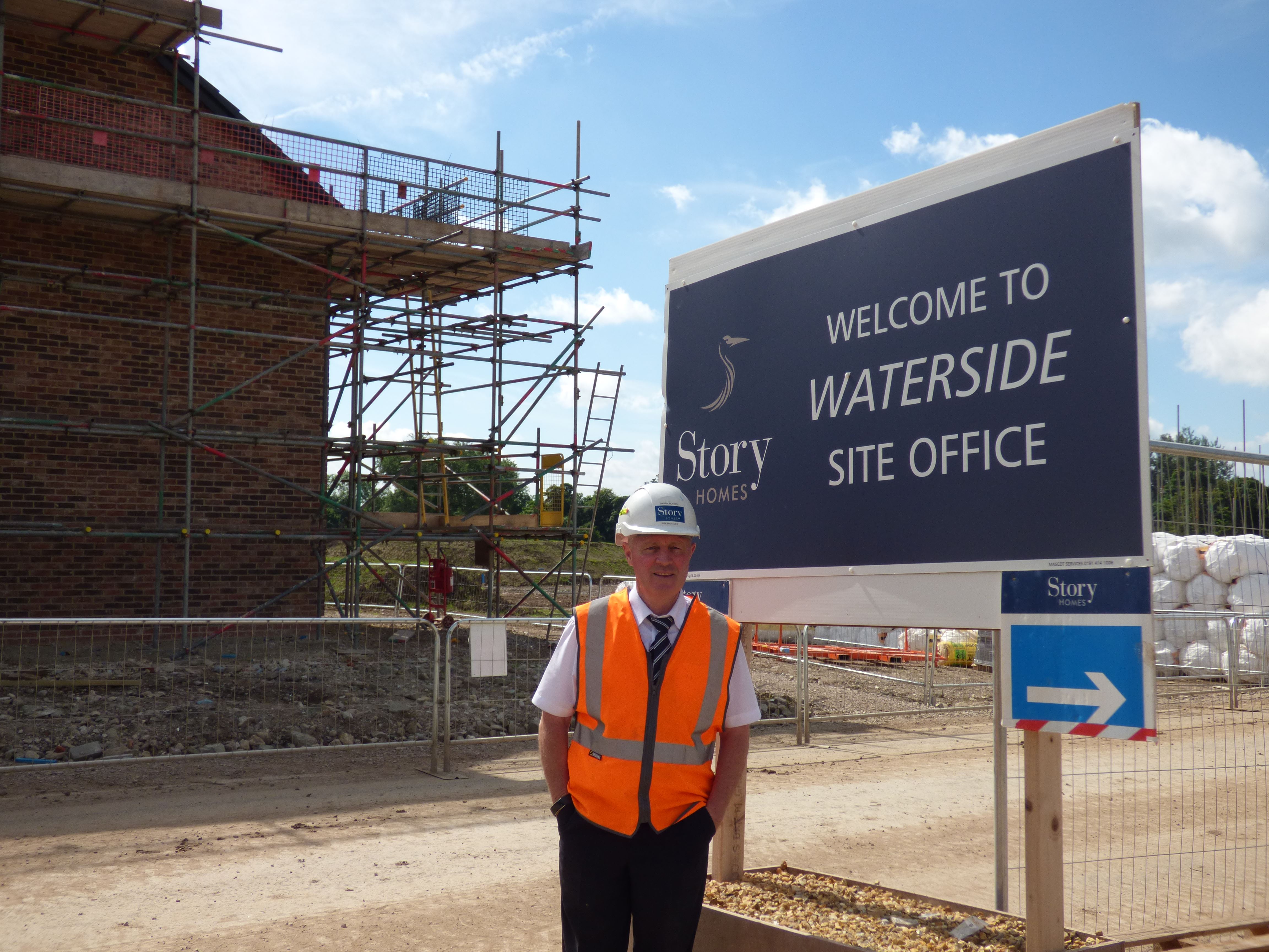 New site manager Harry has grand designs for Waterside, Cottam