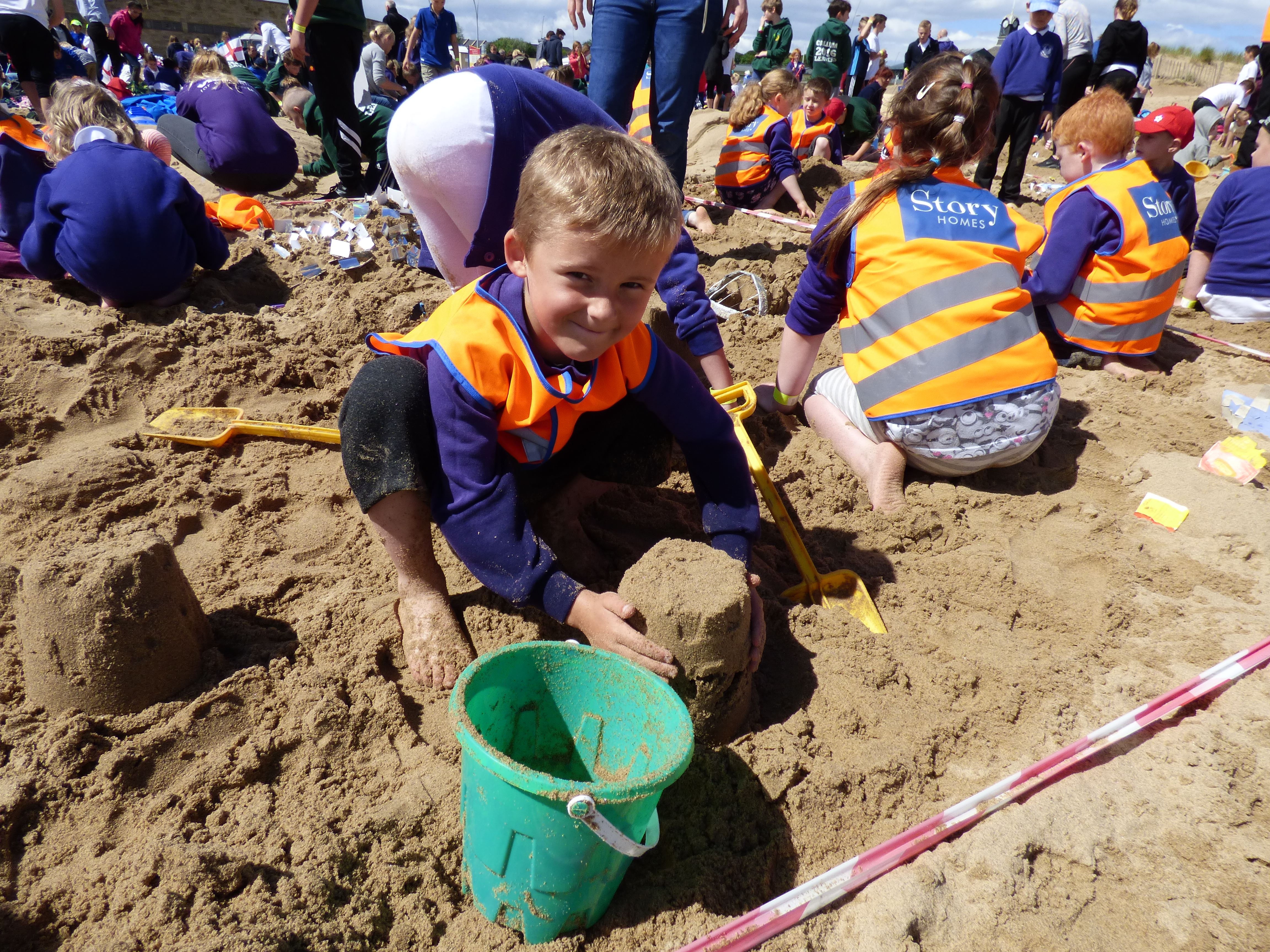 Story Homes supports Children North East’s Sandcastle Challenge