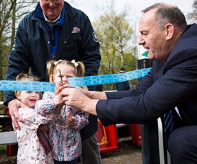 All aboard the ‘Hammonds Pond Railway’!