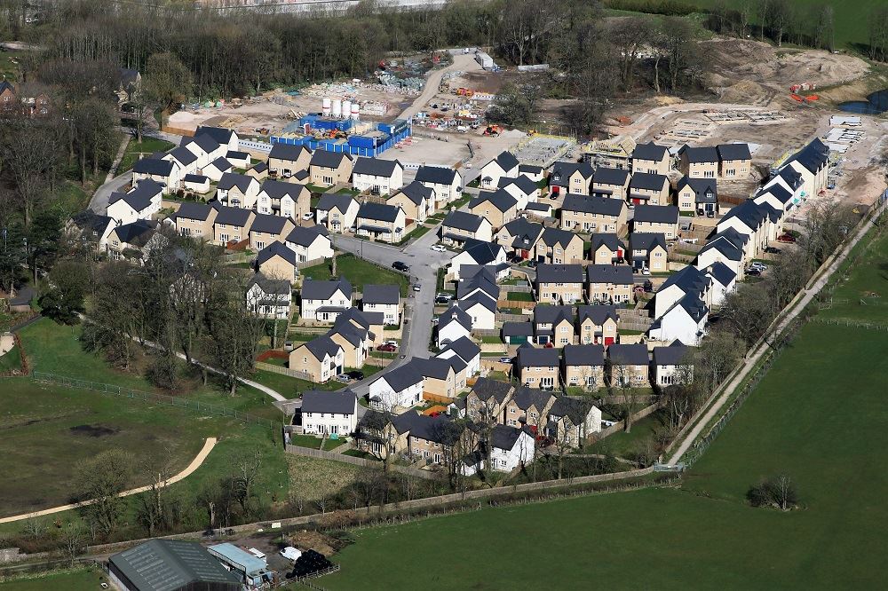 Bird’s eye view of High Wood in Lancaster