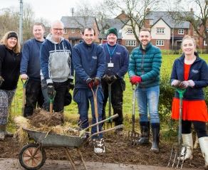 Story Homes Customer Service team offers a helping hand at Eden Valley Hospice