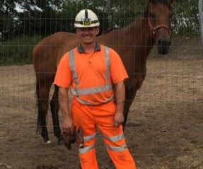 Story Homes and Story Contracting create pasture for rescued racehorses