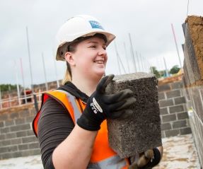 Welcoming our first female bricklaying apprentice