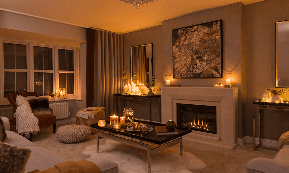 warm cosy living room ideas uk