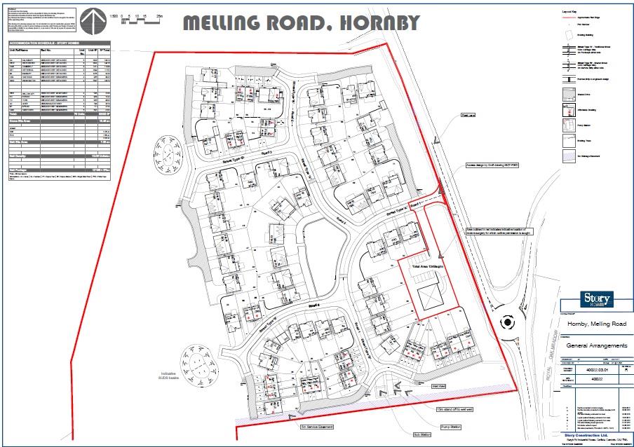 Planning application submitted for new homes in Hornby