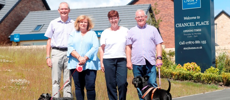 Friends reunited after 40 years when they retire to same development