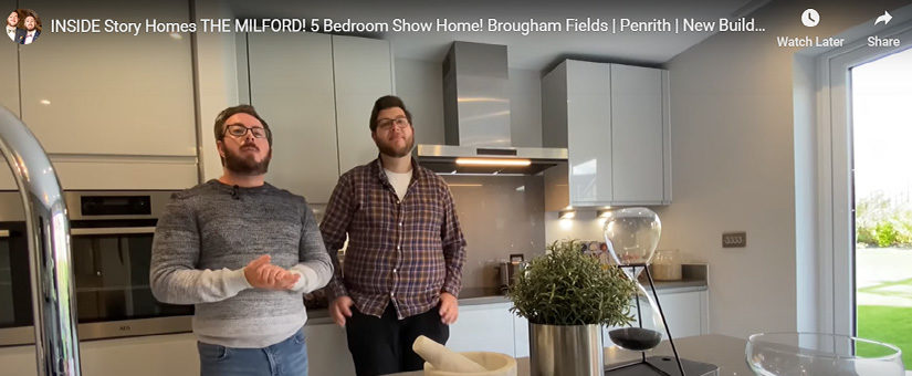 Popular ‘YouTubers’ review our Cumbrian show homes