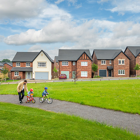 Street scene at Brougham Fields, penrith