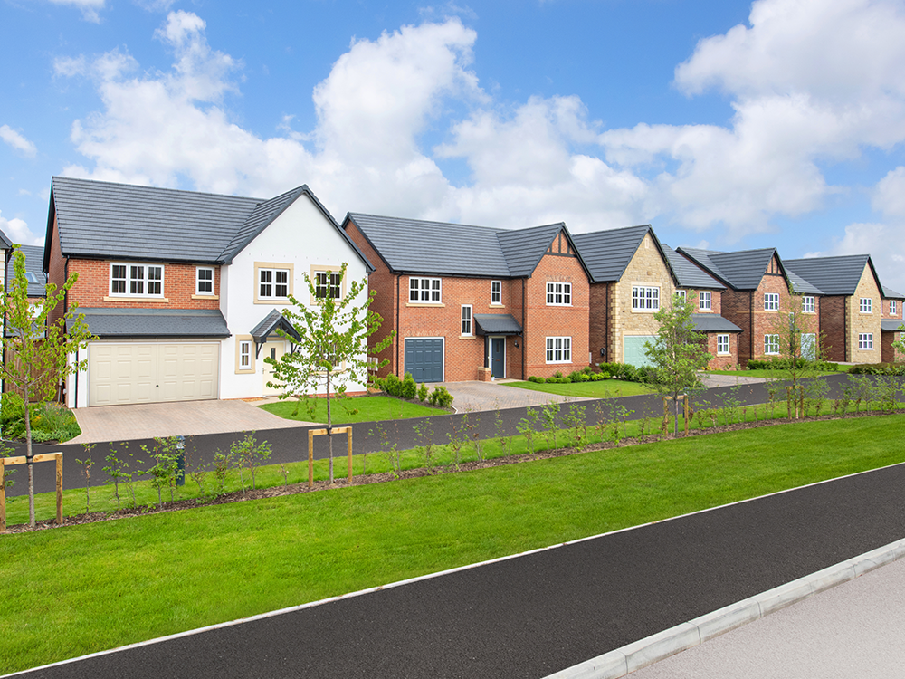 Street scene at D'Urton Manor, Fulwood