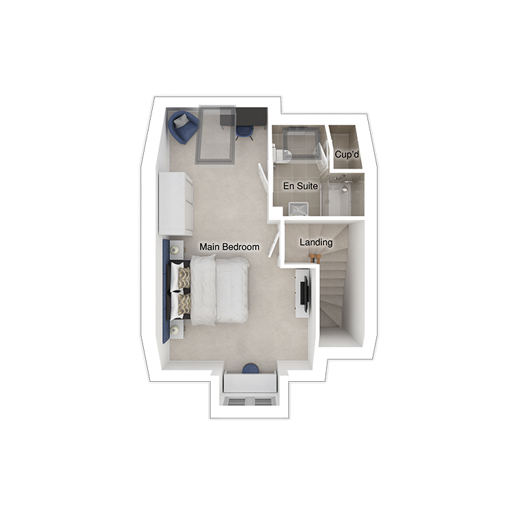 second floor floorplan