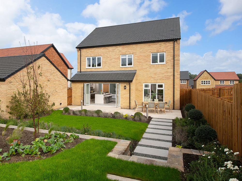 Garden in The Sutton at Riverbrook Gardens in Alnwick