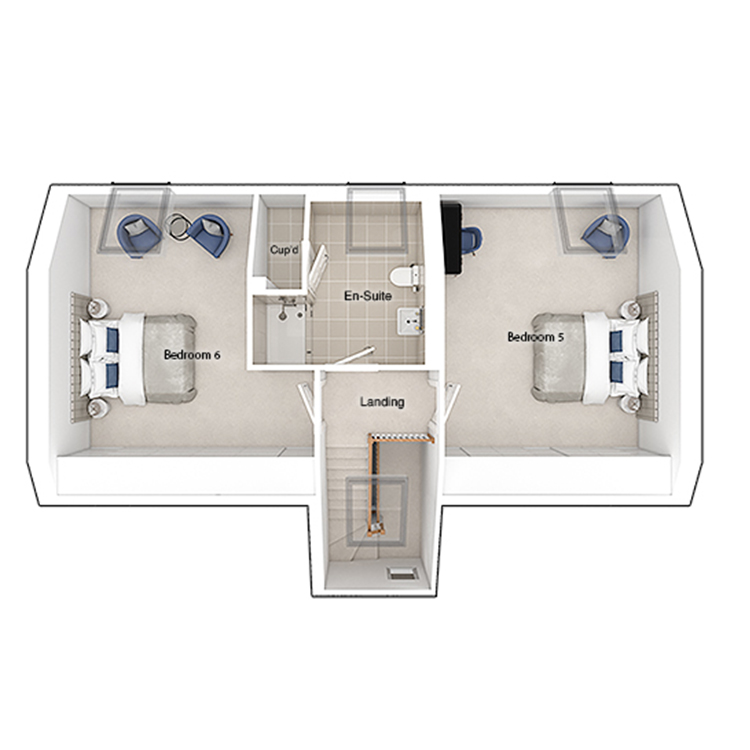 second floor floorplan