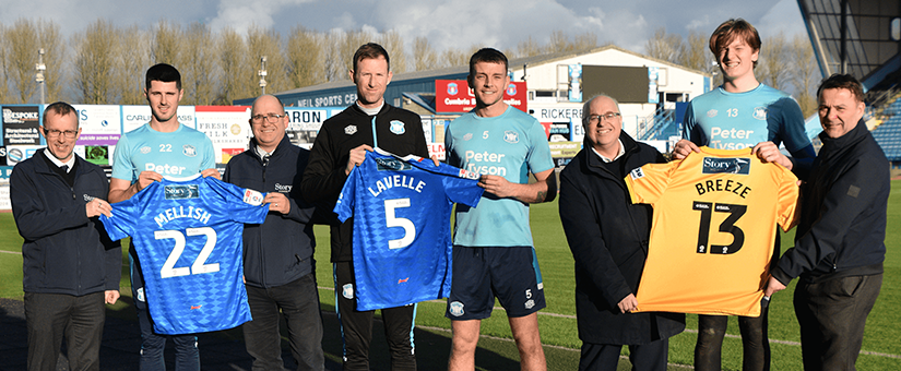 Story Homes extends its Back of Shirt Sponsorship for Carlisle United Football Club, for a further three years.